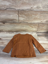 Shein Henley Shirt Brown sz 3T