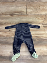 Carter's Striped Monster Blanket Sleeper Navy sz 9m