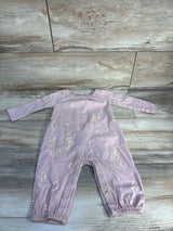 Burt's Bees Baby Floral Coverall Pink sz 3-6m