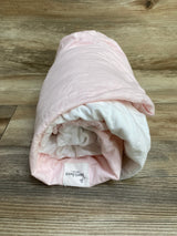 Burt's Bees Baby Essential Organic Cotton Fitted Crib Sheet Solid White/Pink