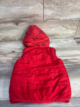 Marvel Spiderman Sleeveless Puff Vest Red sz 5T
