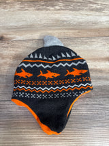 Shark Beanie w/ Fin Grey