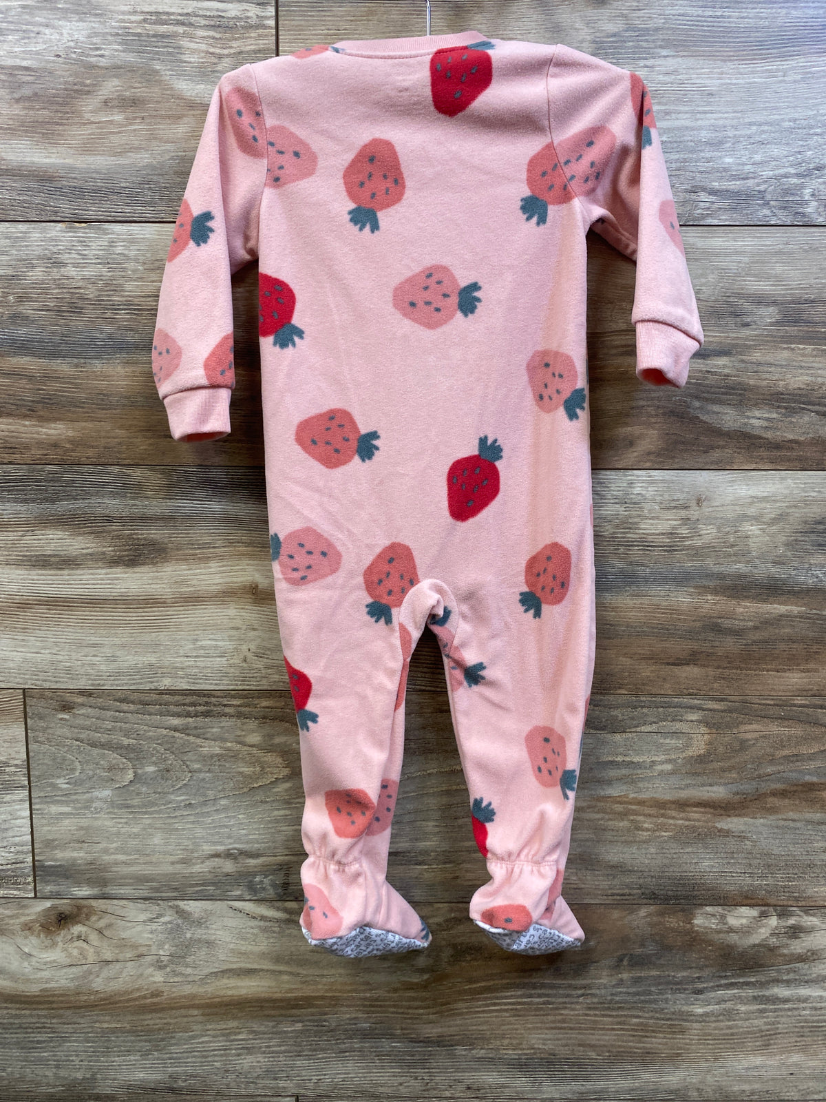 Carter's Strawberry Blanket Sleeper Pink sz 18m