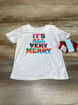 NEW Wondershop It's All Very Merry Shirt White sz 18m