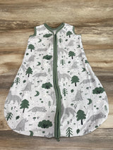 Yoofoss Wolf Print Sleep Sack Grey sz 0-6m