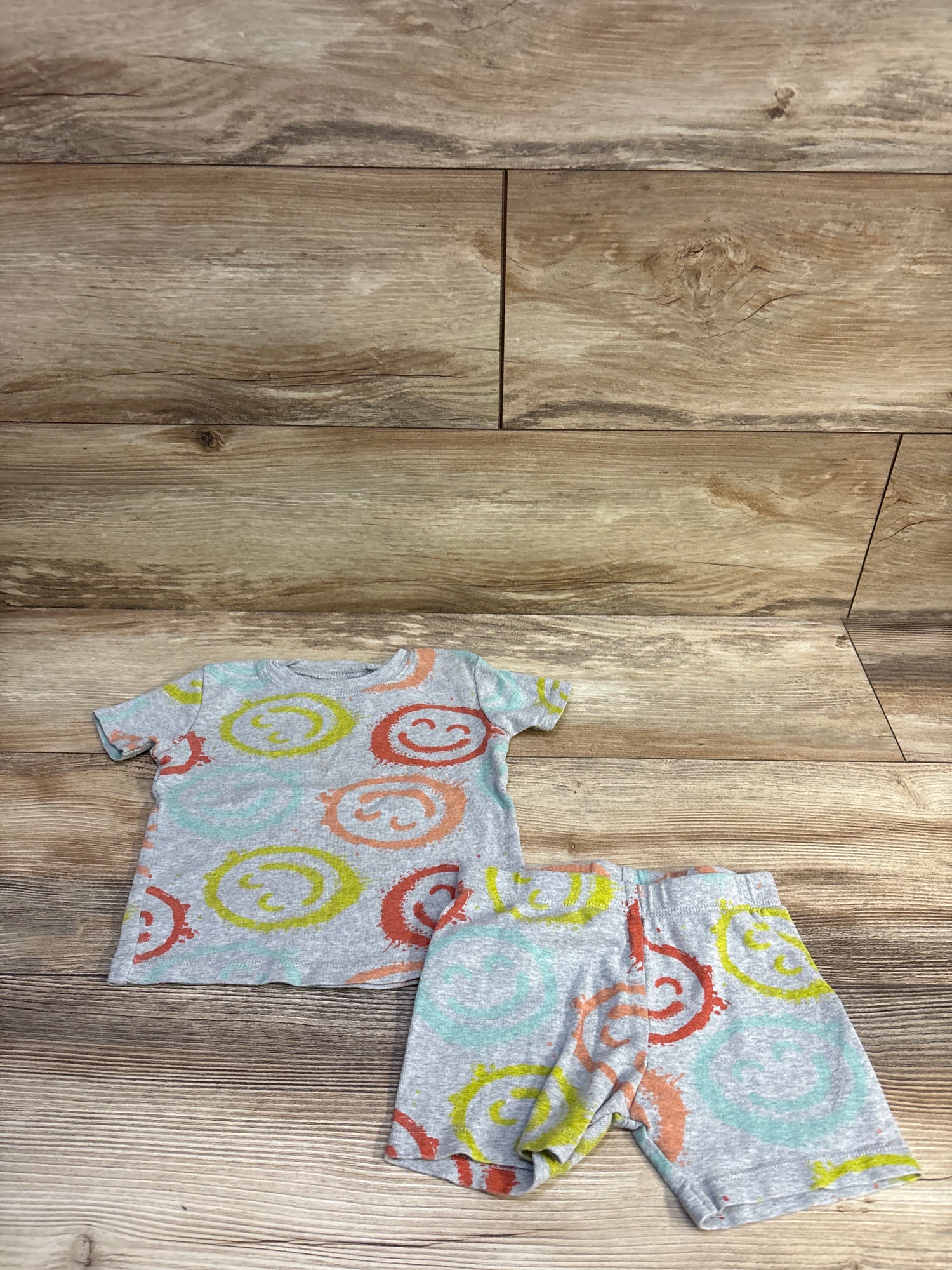 Member's Mark 2pc Pajama Set Grey sz 2T