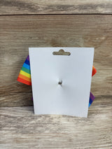 NEW Large Rainbow Stripe Hair Bow