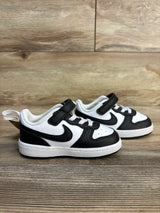 NEW Nike Court Borough Low Recraft TD 'Black White' Sneakers sz 7c