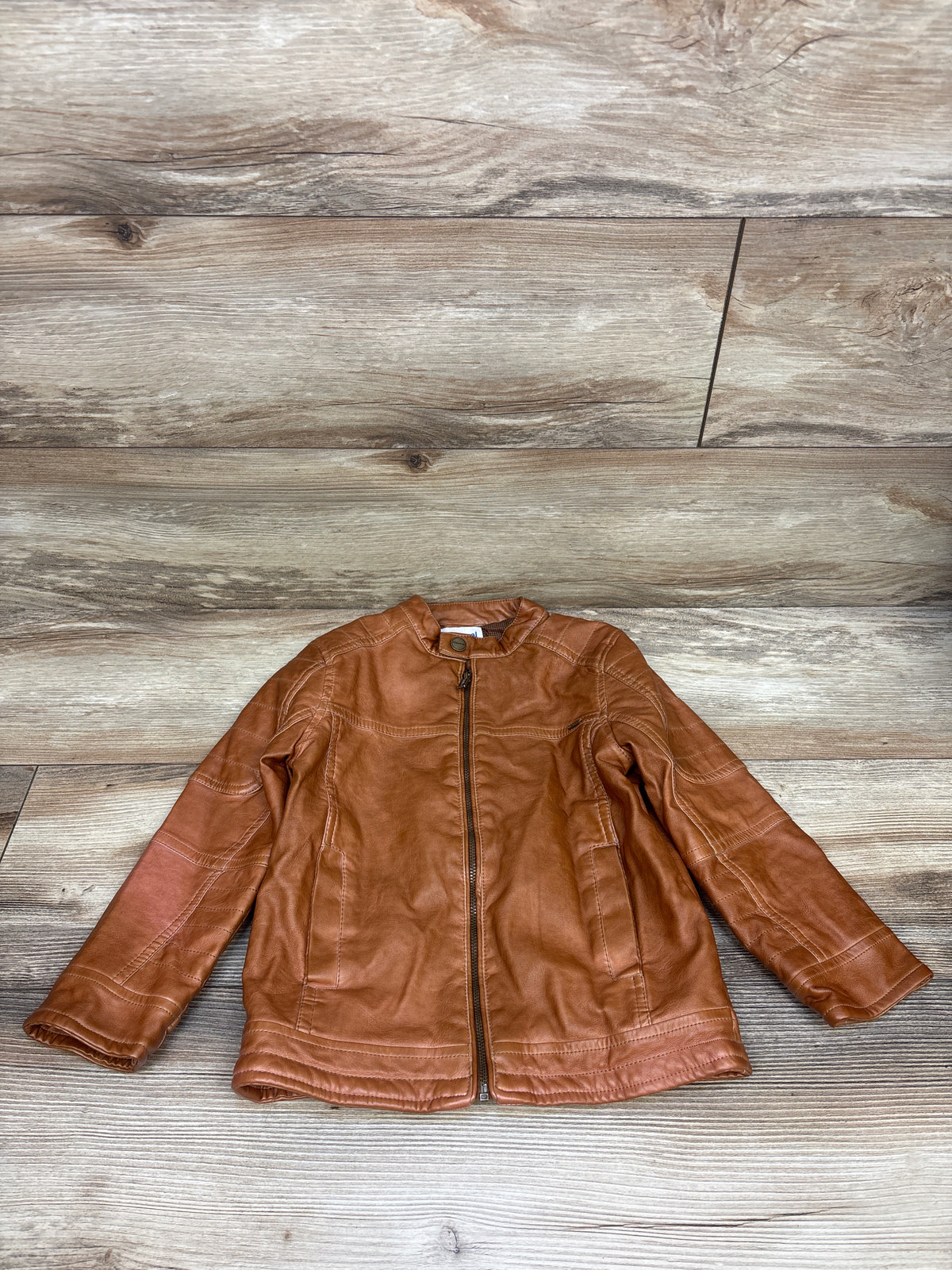 Mayoral Faux-Leather Jacket Caramel sz 4T*