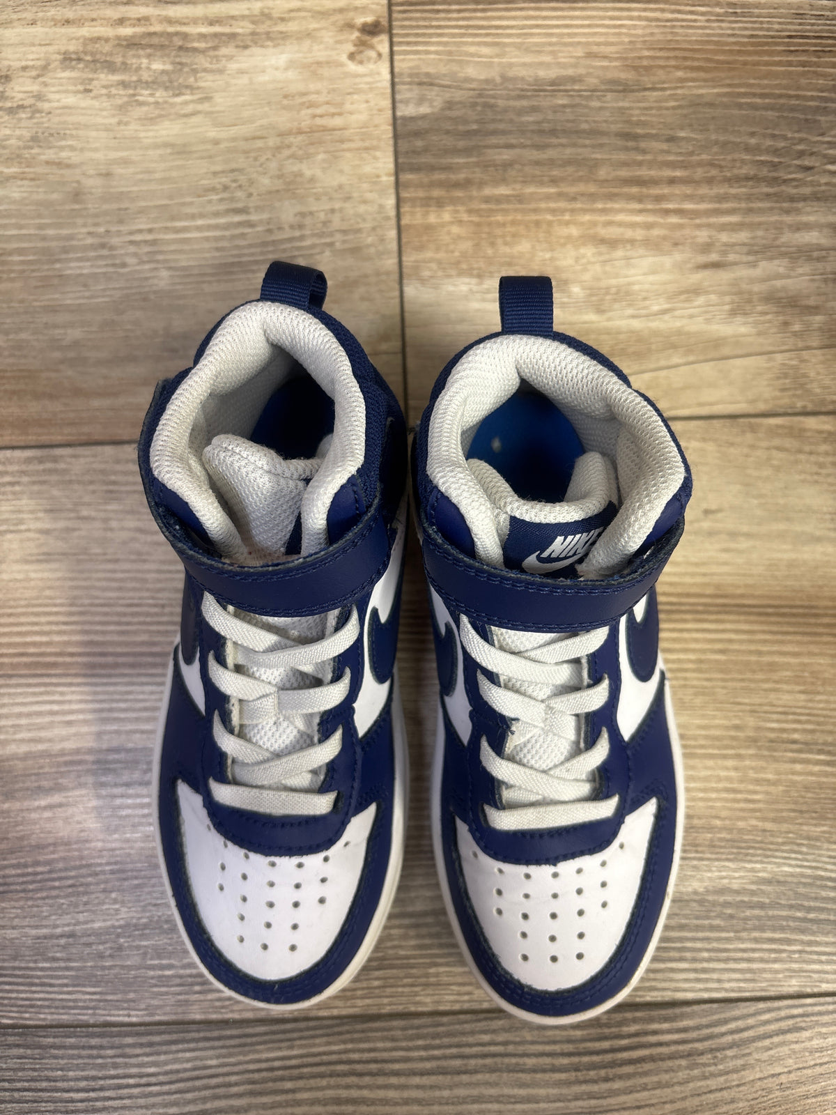 Nike Court Borough Mid 2 TD 'White Blue Signal' Sneakers sz 11c