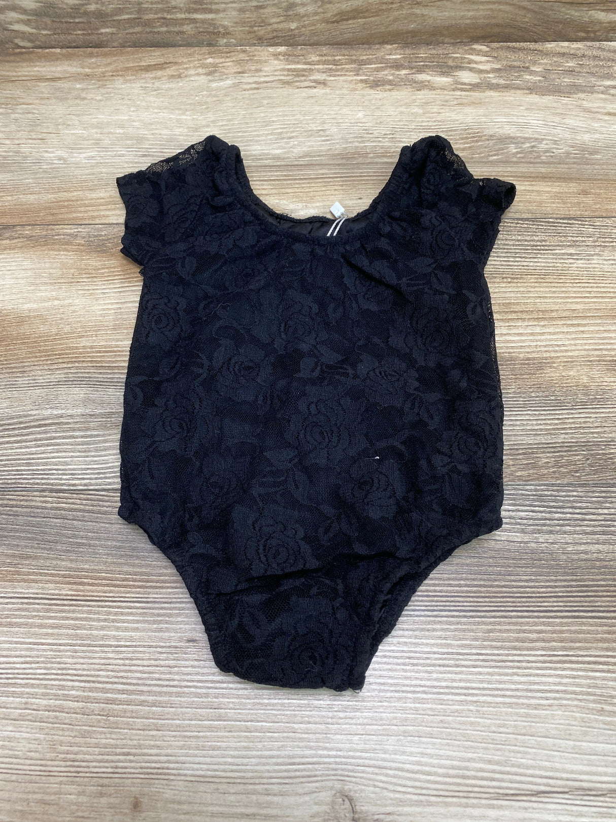 Bailey's Blossoms Lace Bodysuit Black sz 18-24m