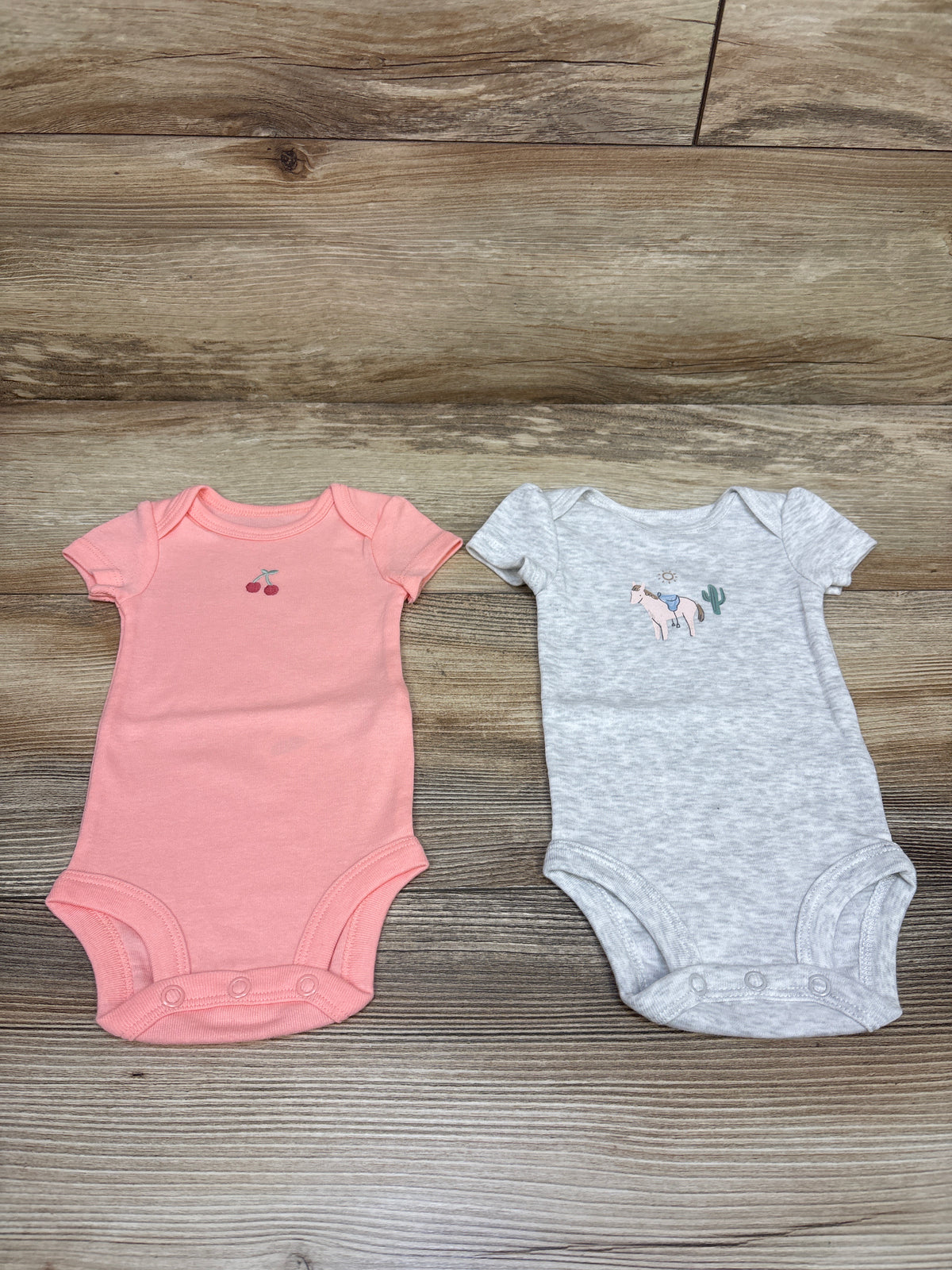 Carter's 2pk Bodysuits Pink sz Newborn