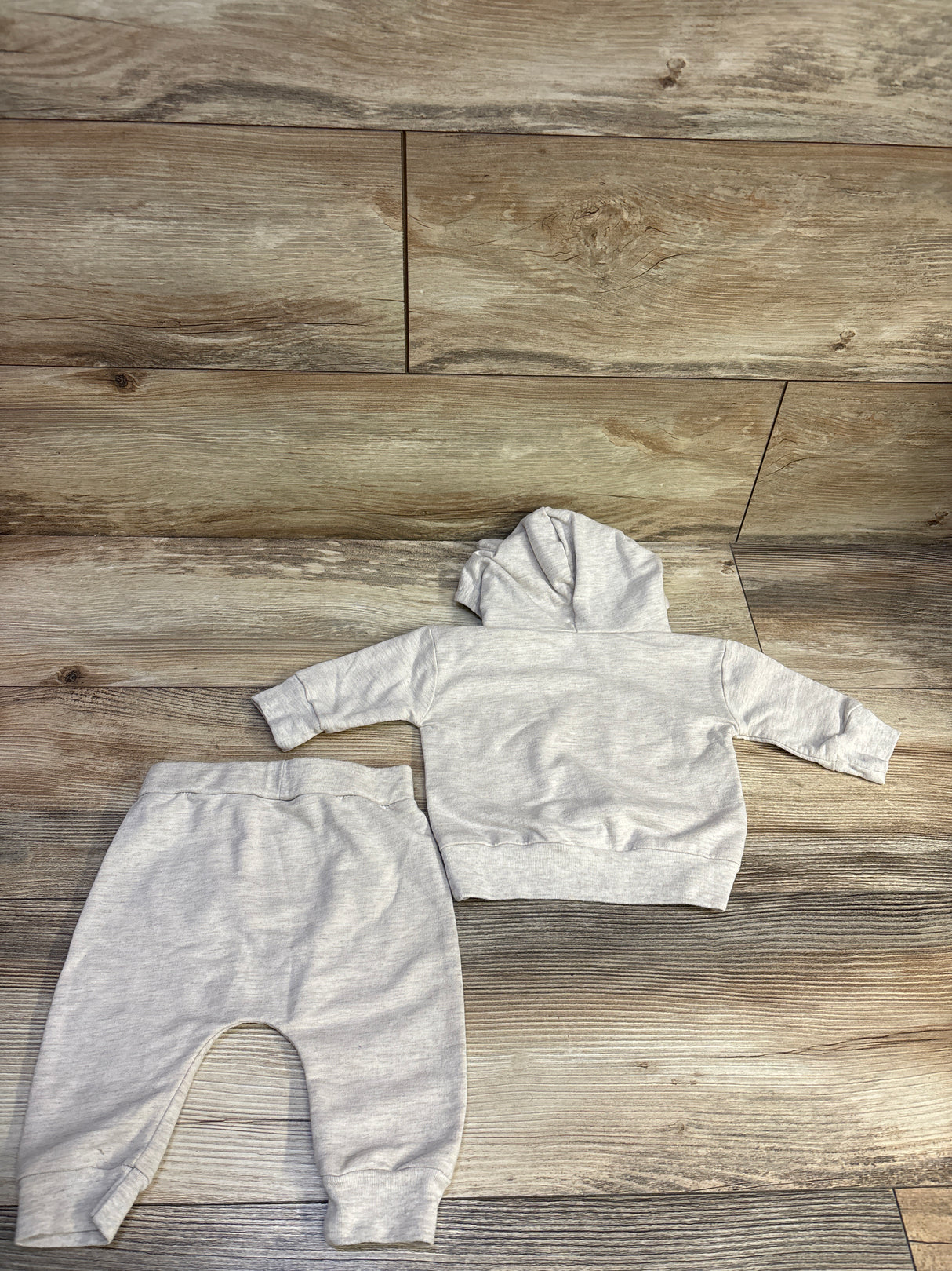 Disney Baby 2pc Winnie The Pooh Hooded Shirt & Bottoms Set Beige sz 3/6m