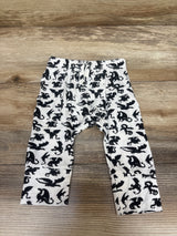 Kate Quinn Bamboo Dragon Print Pants White sz 6-12m