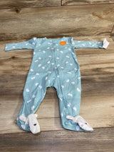 NEW Just One You Bunny Print Sleeper Blue sz 6m