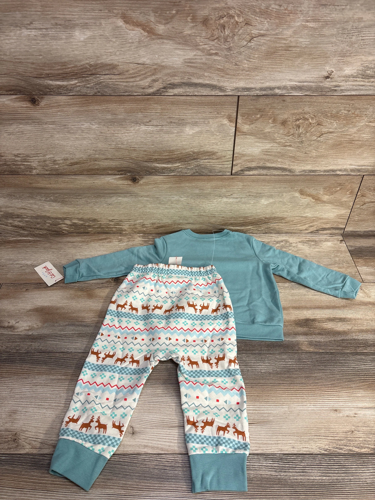 NEW Cat & Jack 2pc Oh Deer! Sweatshirt & Pants sz 18m