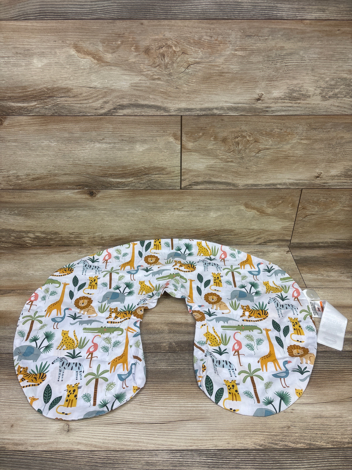 Boppy Original Nursing Pillow Slipcover in Safari Animals White