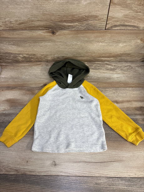 Carter's Thermal Hooded Shirt Yellow sz 24m - Me n Mommy To Be