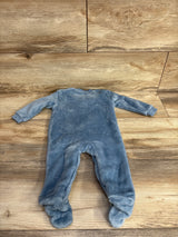 Disney Baby Plush Mickey Mouse Coverall Blue sz 3-6m