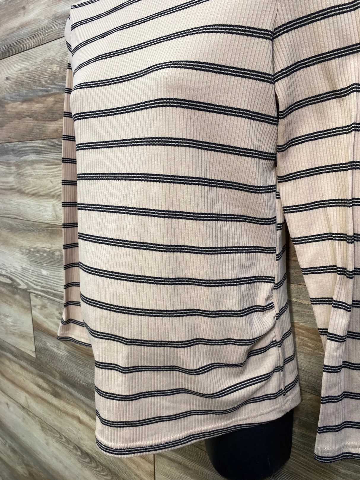 Shein Ribbed Shirt Tan sz Large