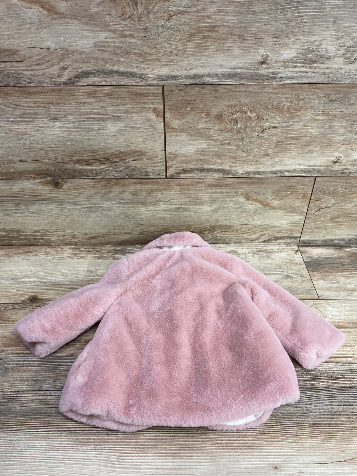 Mayoral Faux Fur Coat in Petal Pink sz 6-9m