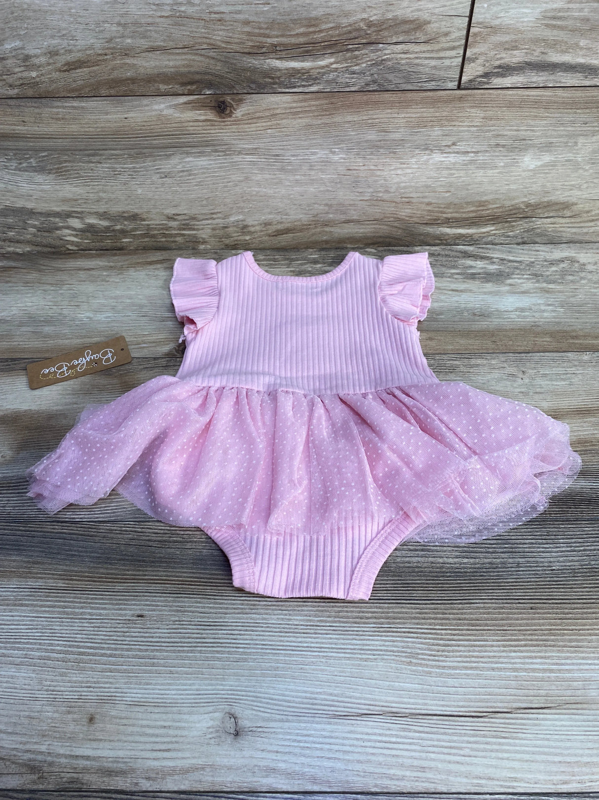 NEW Babybee Bee Strawberry Skirted Bodysuit Pink sz 24m