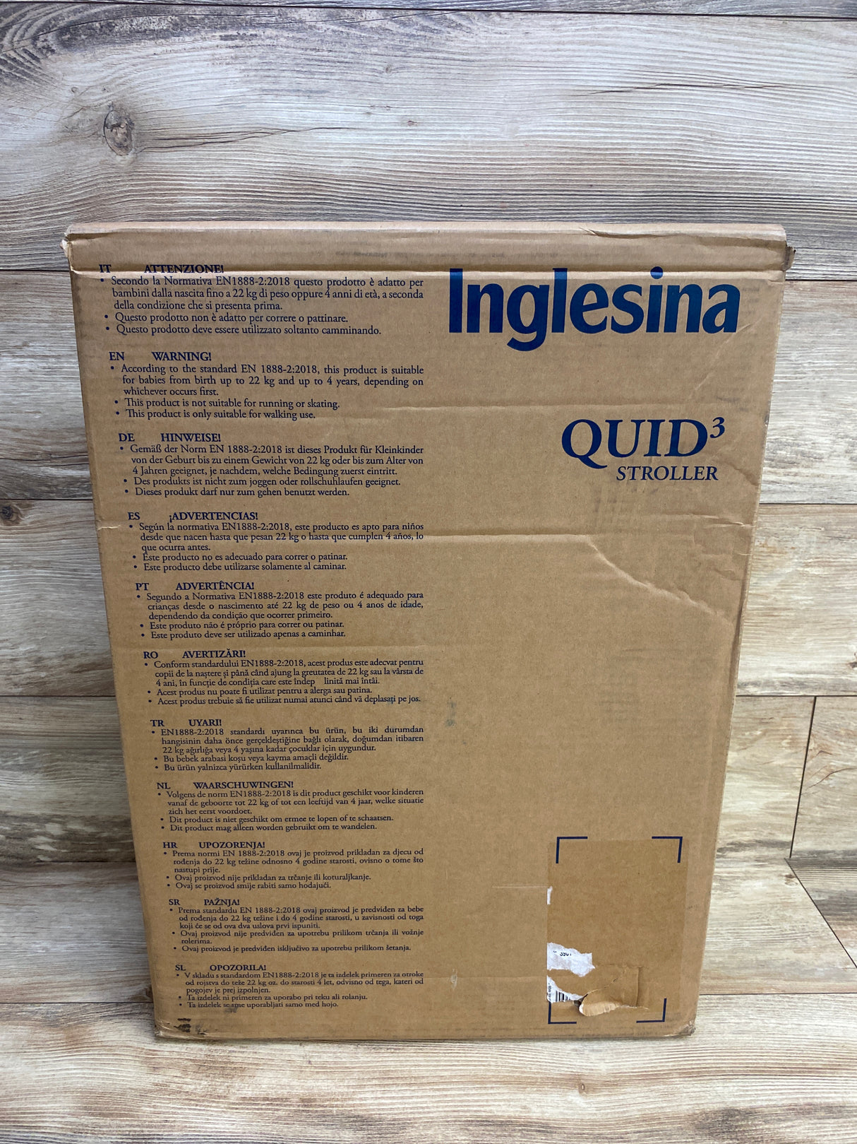 NEW Inglesina Quid³ Stroller - Cosmic Black