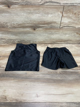 Jordan 2pc Tank Top & Shorts Black sz 18m