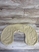 Nursing Pillow Cover in Camel Minky Dot