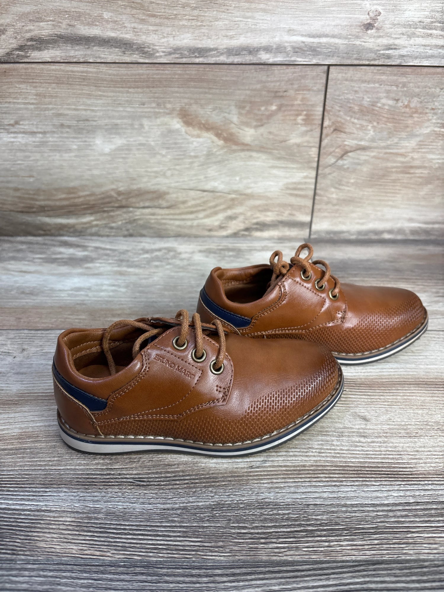 Bruno Marc Casual Oxford Dress Shoes Brown sz 6c