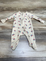 Old Navy Watermelon Sleeper Beige sz 0-3m