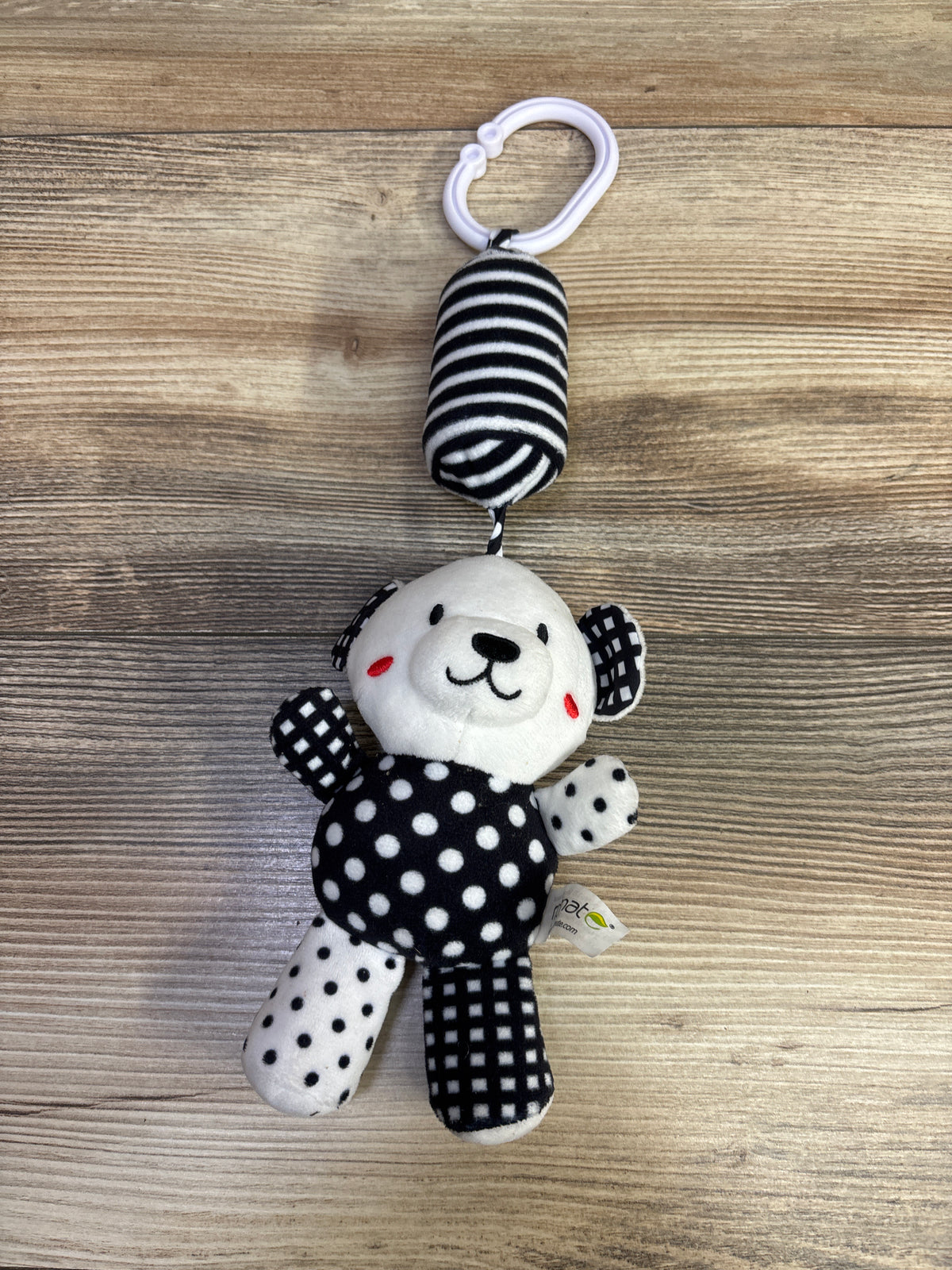 Rolimate Hanging Travel Black & White Rattle Toy