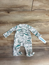 NEW Carter's Dinosaur Sleeper Grey sz Preemie