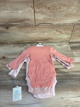 NEW Cloud Island 3pk Long Sleeve Bodysuits Pink sz 3-6m