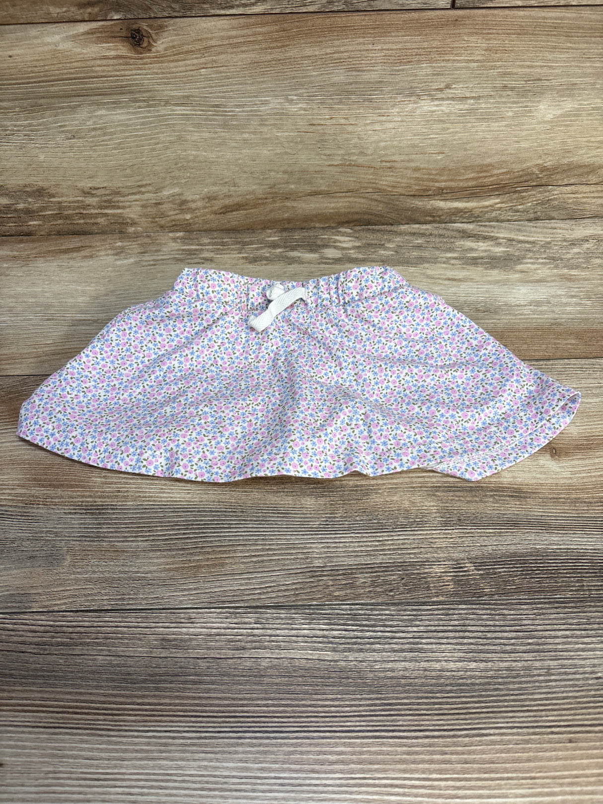 Cat & Jack Floral Drawstring Skort White sz 12m