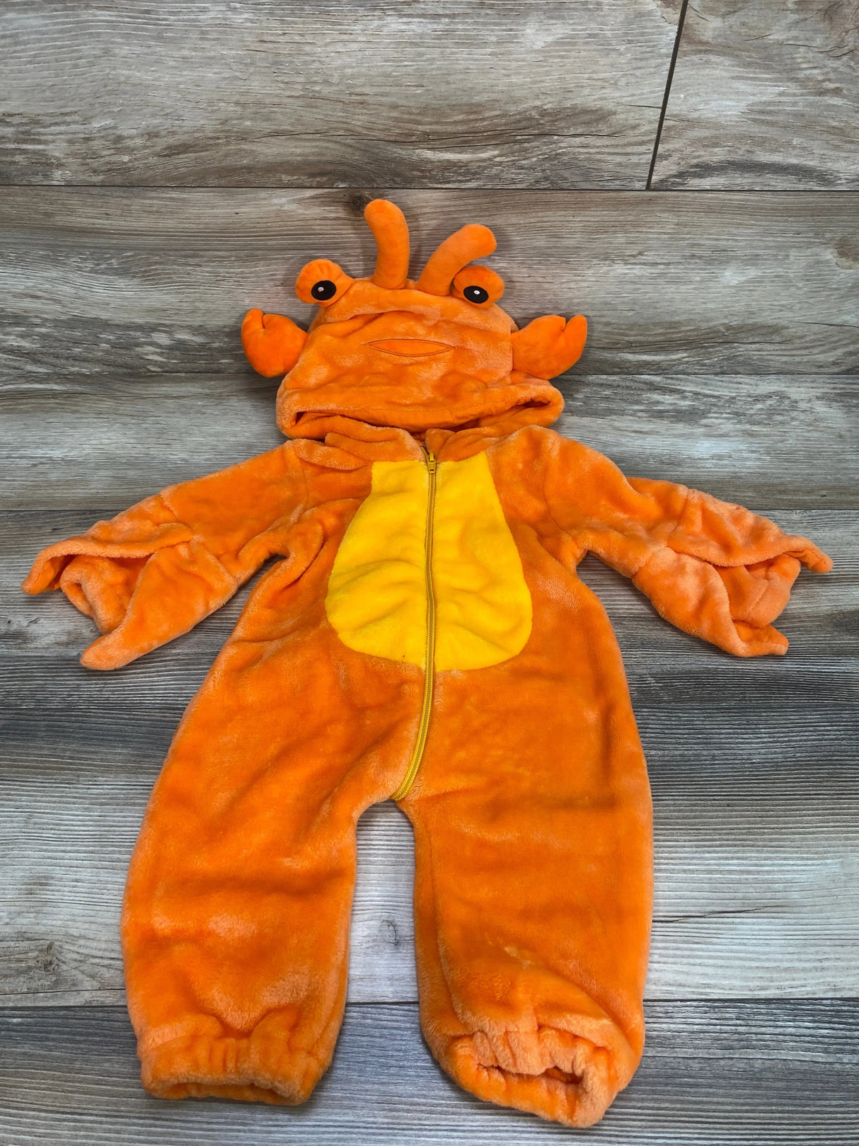 Lobster Hooded Costume Orange sz 3-6m - Me n Mommy To Be