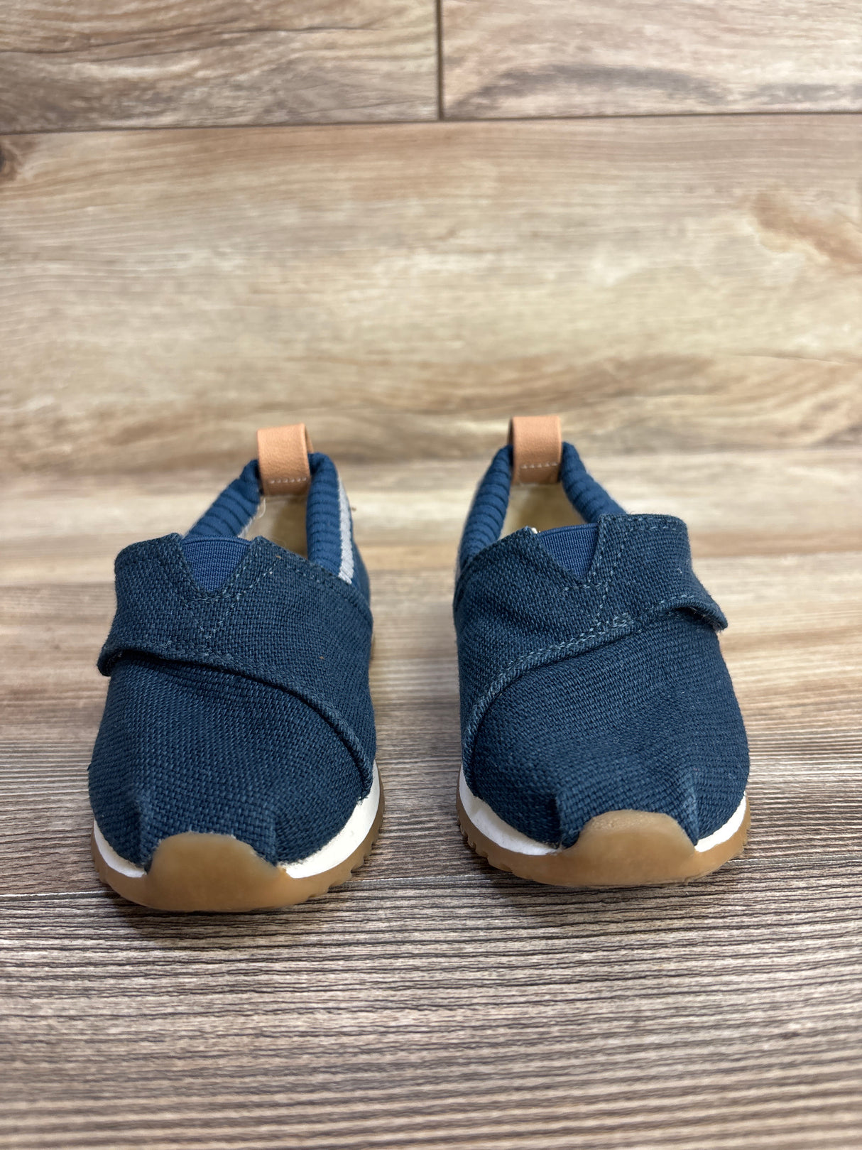 Toms Tiny Alpargata Shoes Navy sz 7c