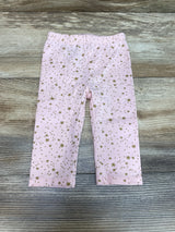 First Impressions Star Print Leggings Pink sz 3-6m