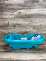 NEW The First Years Sure Comfort Newborn-to-Toddler Tub w/ Sling Teal