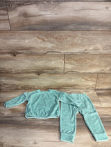 Cat & Jack 2pc Polka Dot Terry Cloth Top & Bottoms Set Mint sz 18m