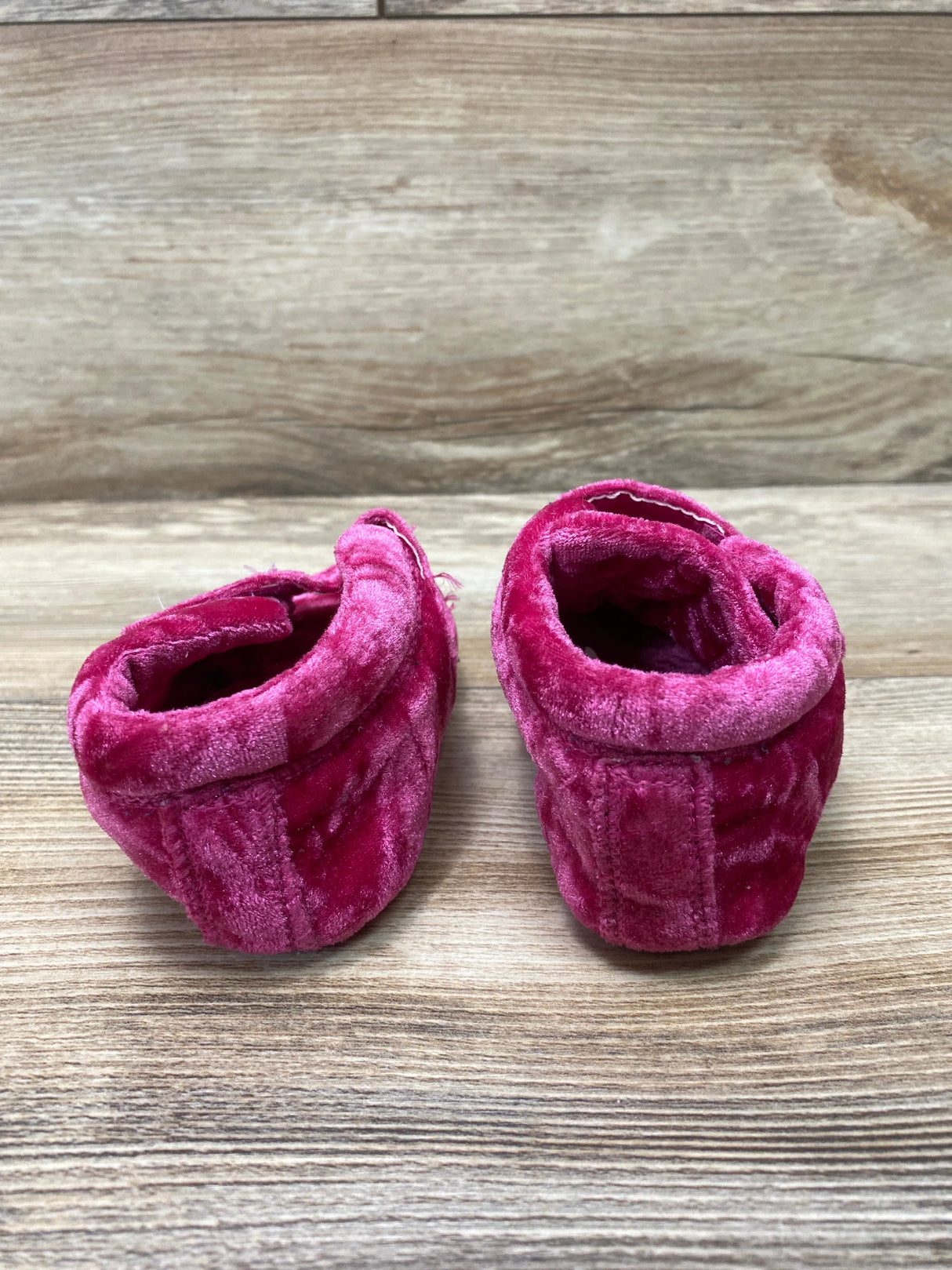 UGG Baby Bixbee Velvet Pink Bootie Slipper Sz 4c/5c