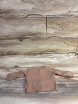 Cotton On Baby Organic Knit Cardigan Brown sz Newborn