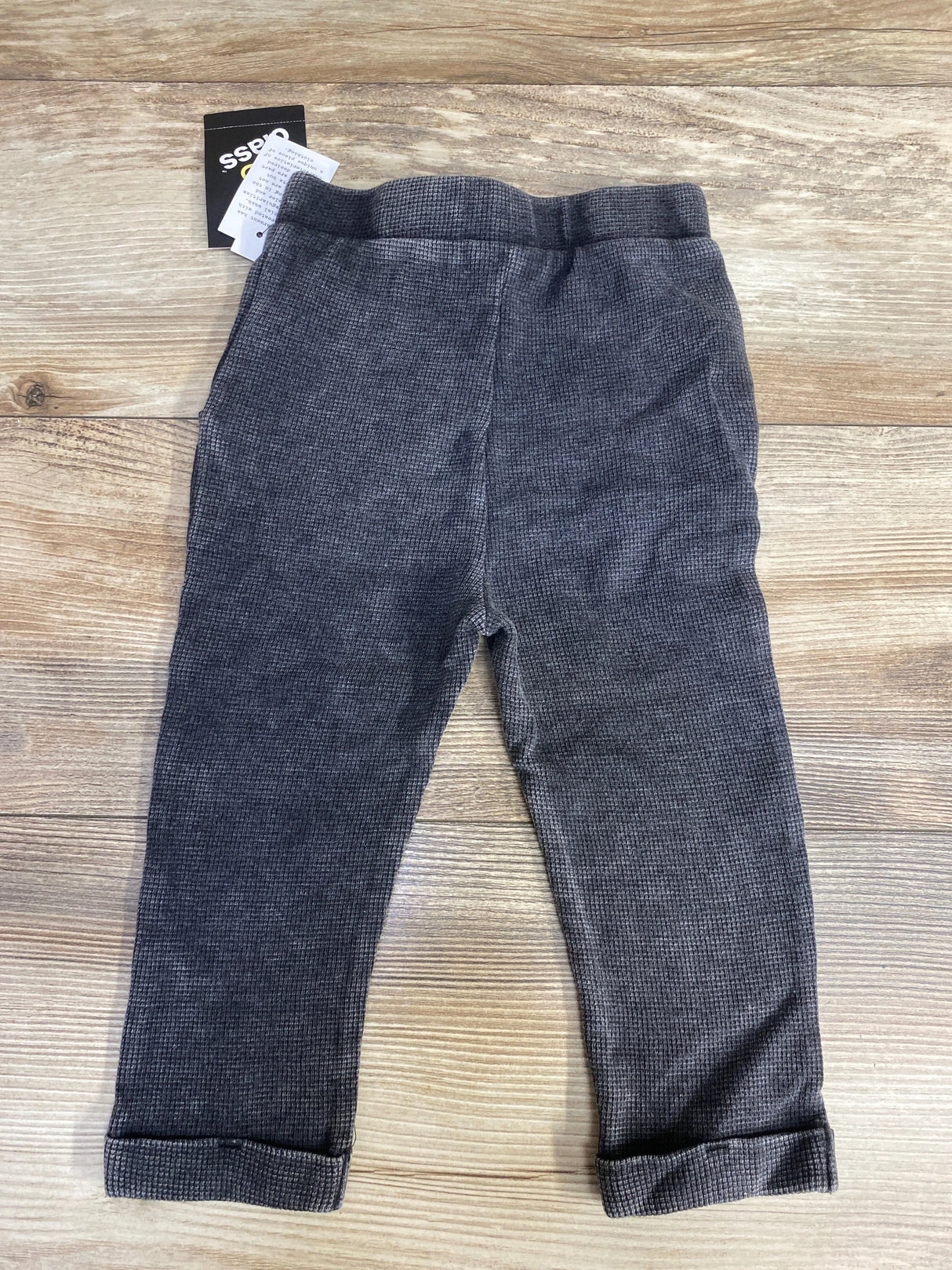 NEW Art Class Waffle Knit Pull On Pants Grey sz 18m