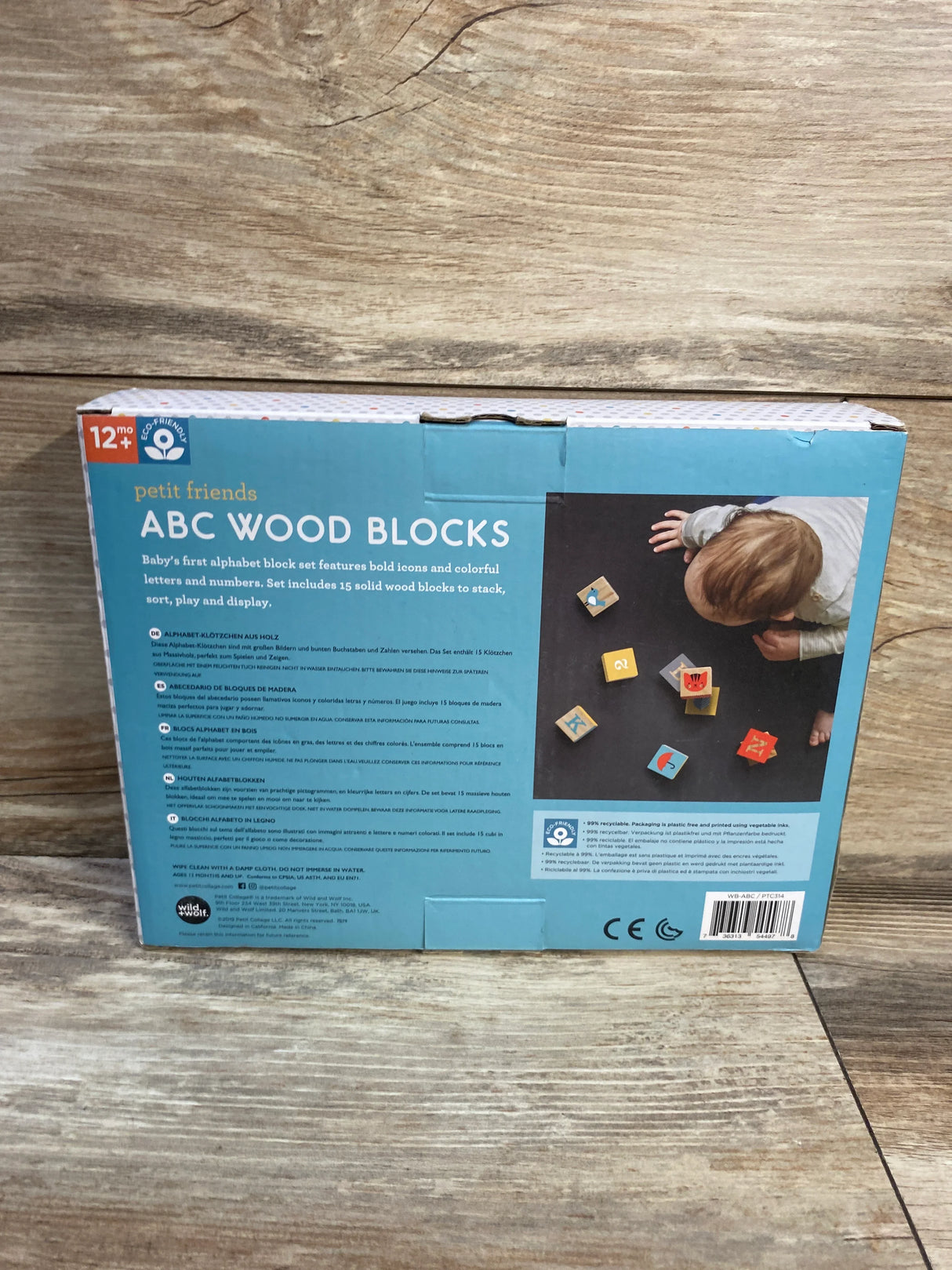 Petit Friends ABC Wood Blocks