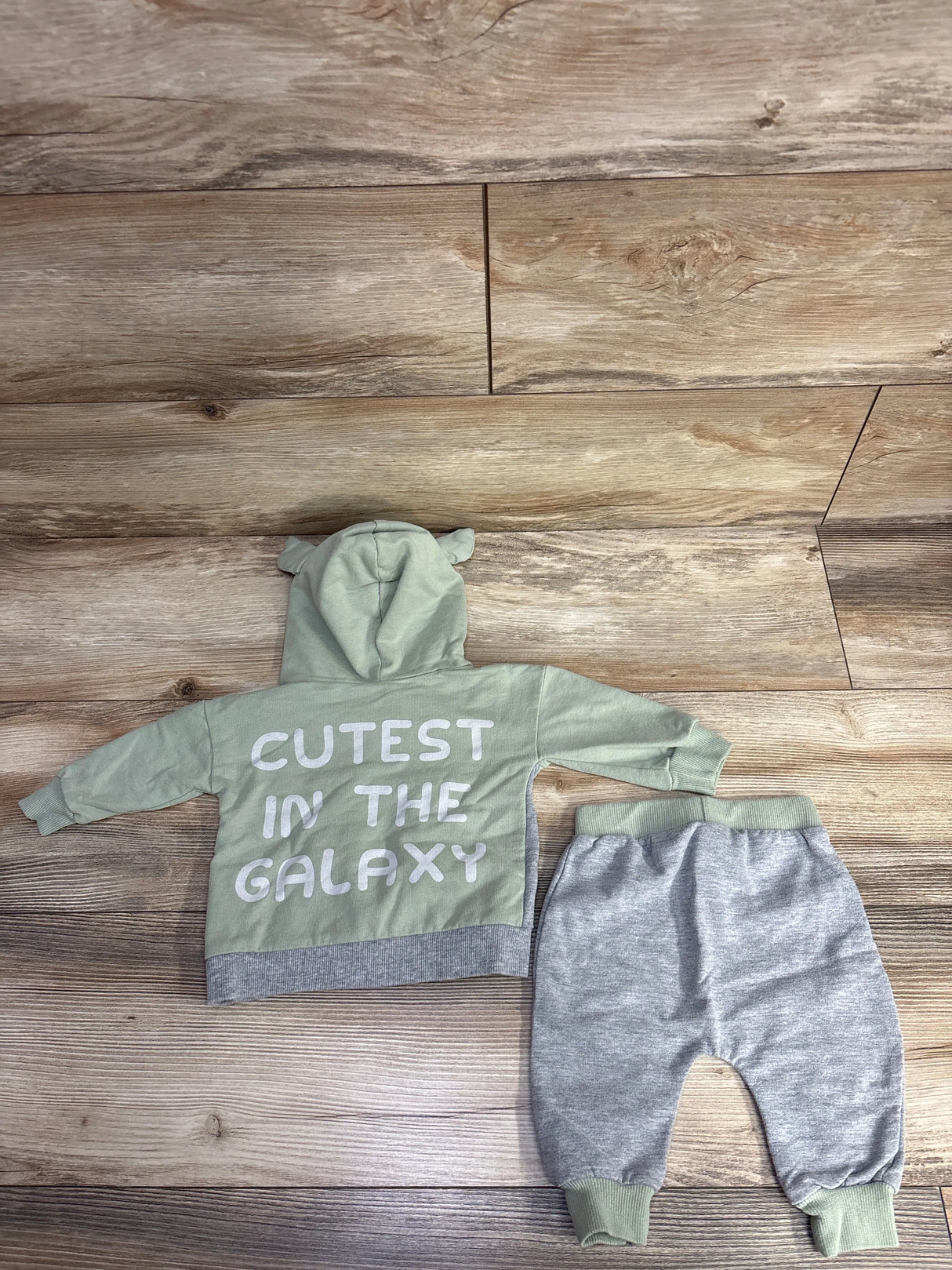 Star Wars 2pc Sweatshirt & Joggers Set Green sz 6-9m