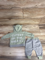 Star Wars 2pc Sweatshirt & Joggers Set Green sz 6-9m