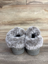First Steps by Stepping Stones Faux Fur Boots Grey sz 3c