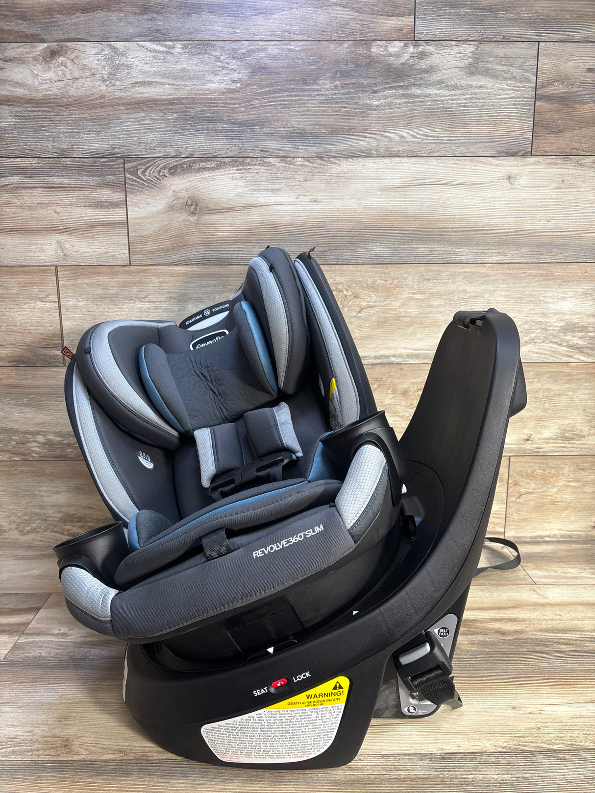 Evenflo Revolve 360 Slim 2-in-1 Rotating Car Seat in Stow