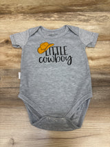 Little Cowboy Bodysuit Grey sz 9-12m