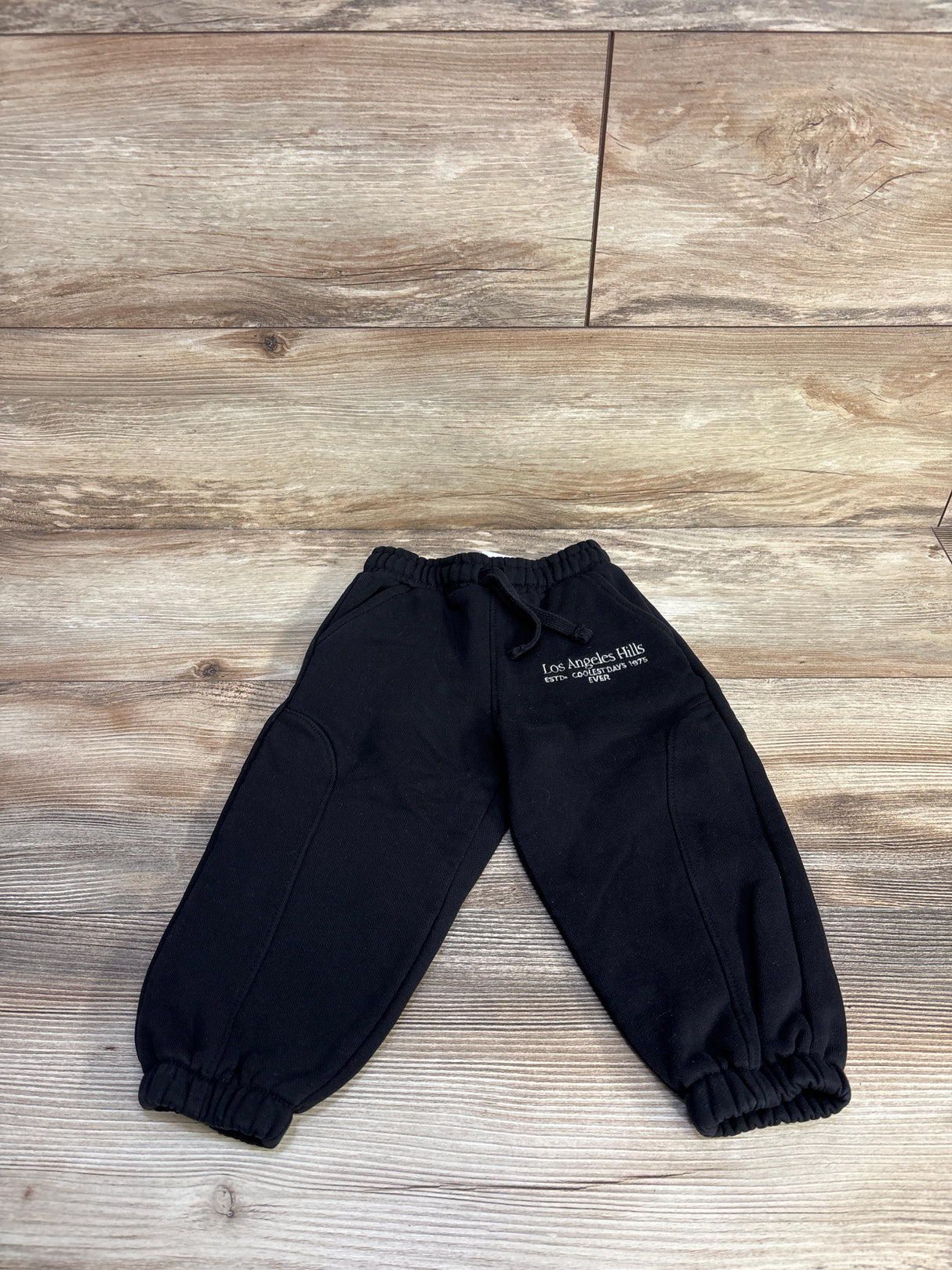 Zara Drawstring Joggers Black sz 2T